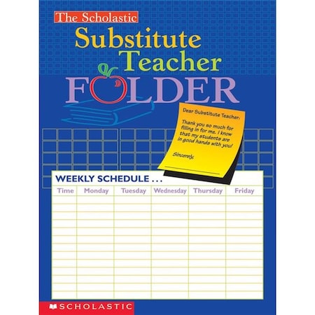Scholastics Teacher Scholastic Teaching Resources SC-0439546443-10 Substitute Teacher Folder - 10 Each SC-0439546443-10